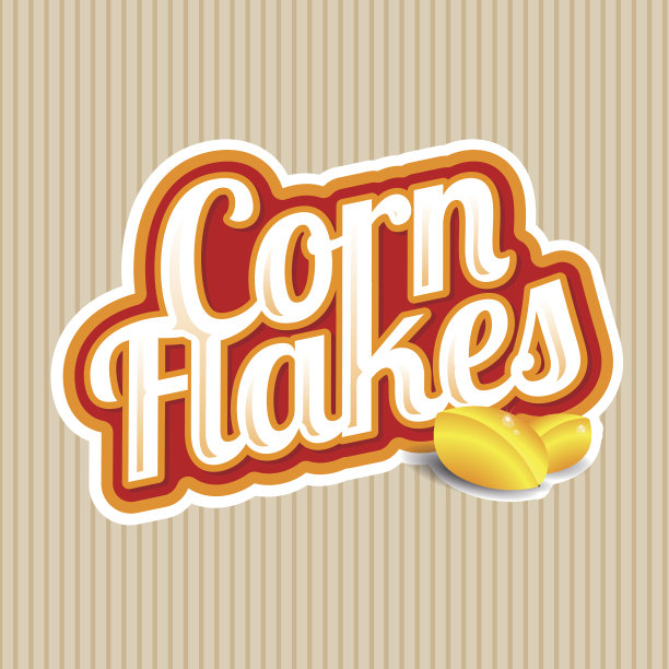 玉米片载体标签图片下载