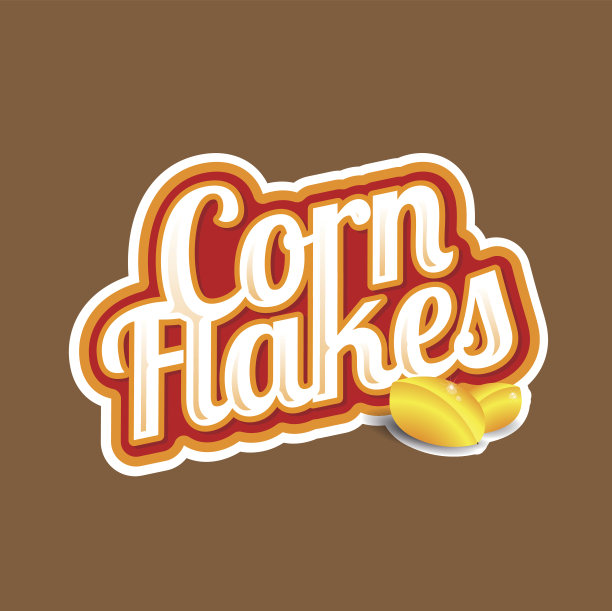 玉米片载体标签图片下载