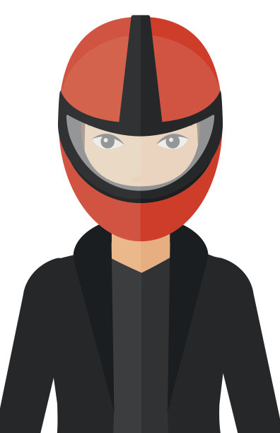 戴摩托车头盔的女人图片下载