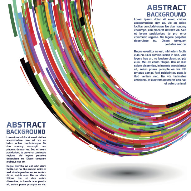 抽象的彩色波形背景。图片下载