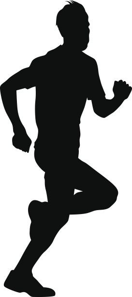 奔跑的运动男人们图片下载