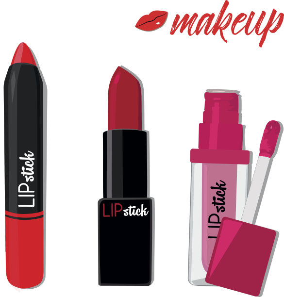 矢量图像的口红图片下载