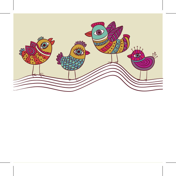 鸟类矢量图图片下载