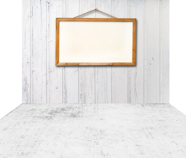 空房间和白板。图片下载