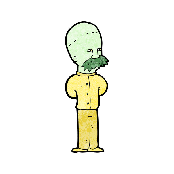 卡通外星科学家图片下载