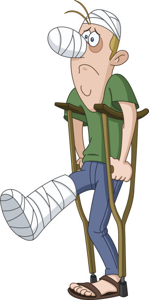 受伤的人图片下载