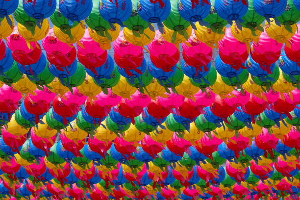 佛祖纸灯笼图片下载