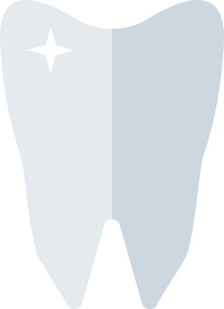 牙齿图标矢量轮廓图片下载