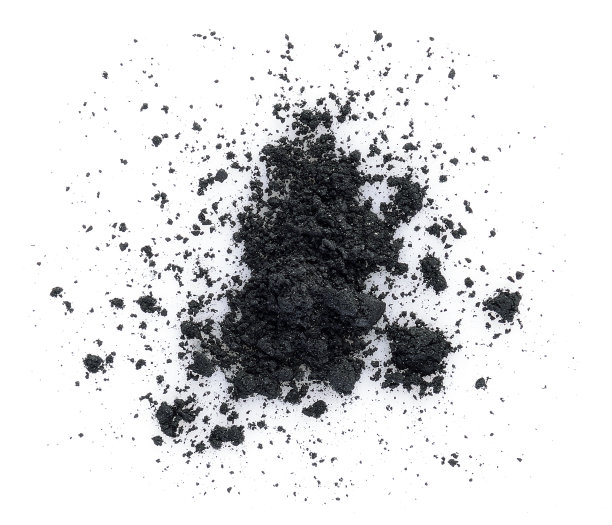 白色背景上的木炭图片下载