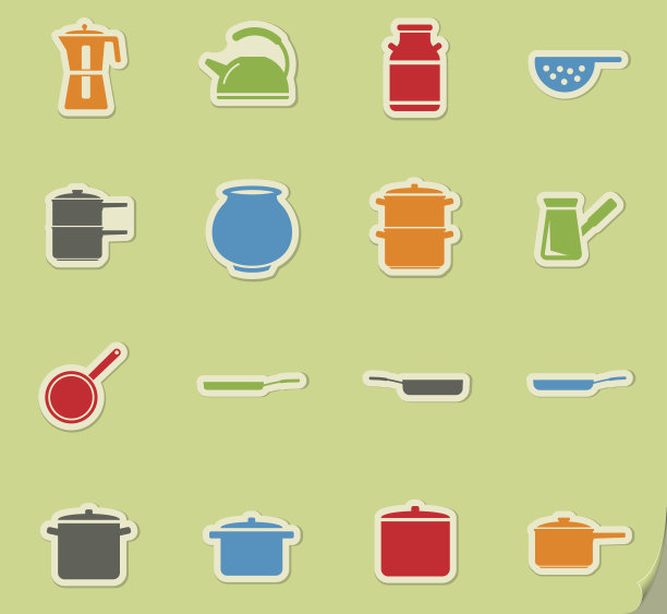 菜肴简单的图标图片下载