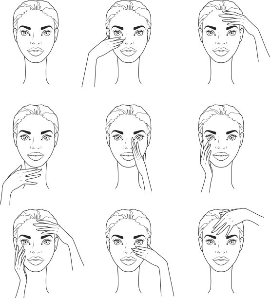 面部护理应用方法图片下载