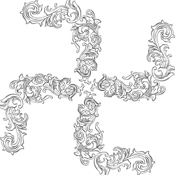 复古漂亮的艺术装饰图片下载