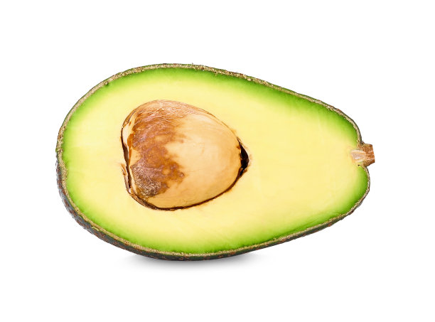 牛油果孤立在白色图片下载