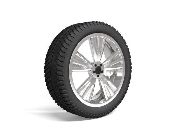 轮白色。三维渲染图片下载