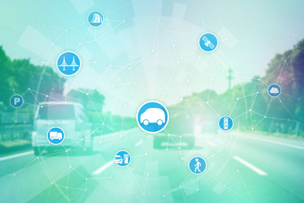 高速公路、无线通信网络、物联网、智能交通图片下载