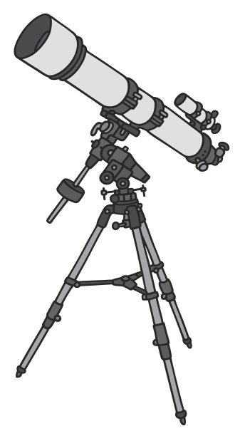 小型天文望远镜图片下载
