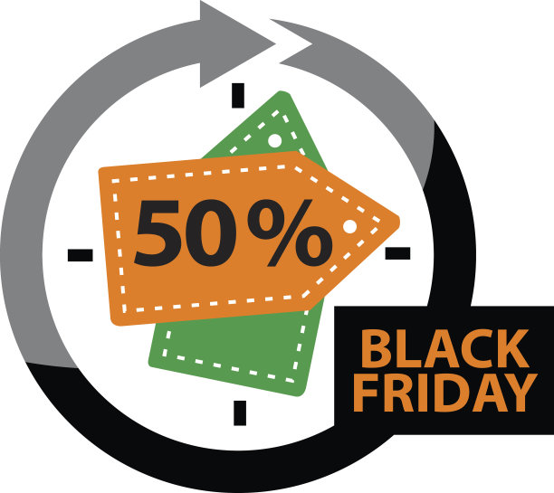 黑色星期五50%素材图片