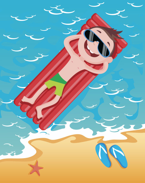 海滩上的孩子们图片下载