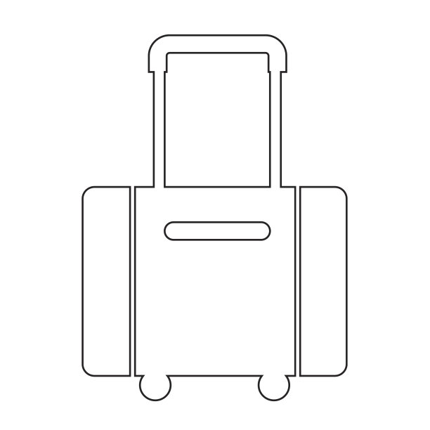 行李符号图标设计图片下载