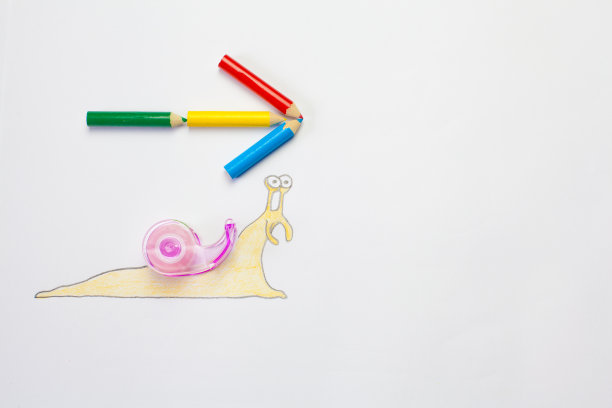 鼻涕虫去上学图片下载