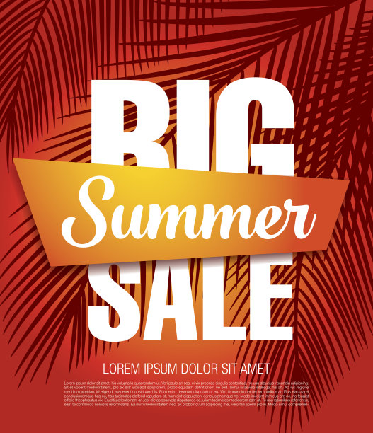 大的夏季促销标语图片下载