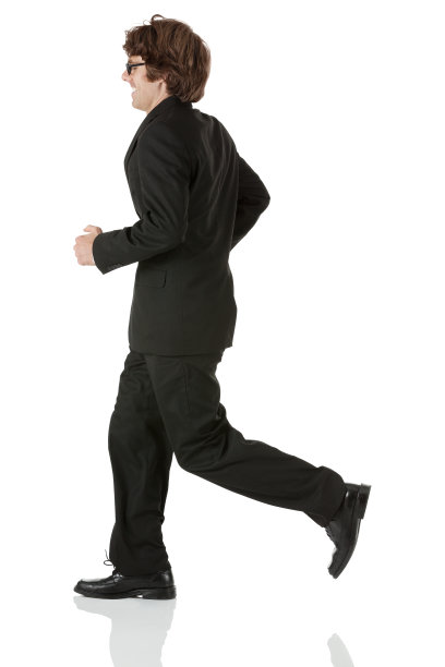 一个商人的形象运行图片下载