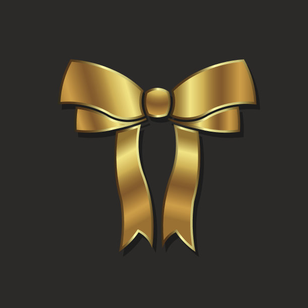 金弓标志，矢量插图图片下载