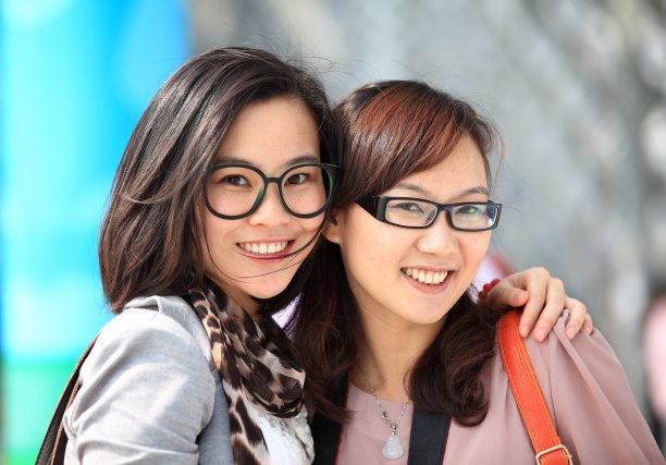 两个女性朋友素材图片