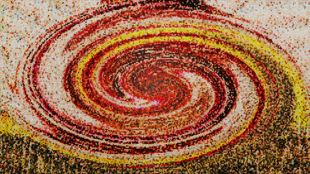 红色领带漩涡图片下载