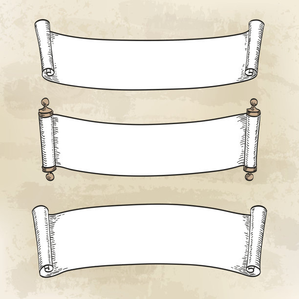 一套古卷轴图片下载