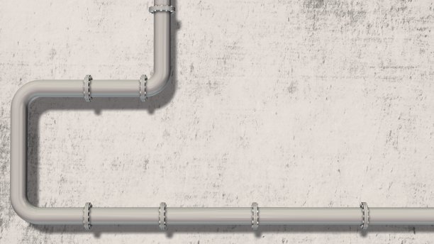 管道在墙上-文本空间图片下载