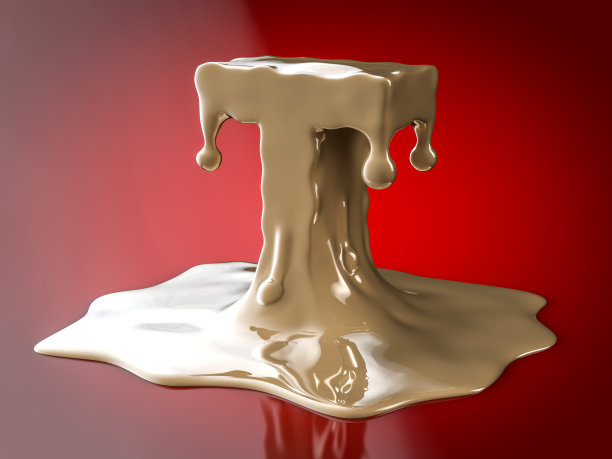 液体字母T图片下载