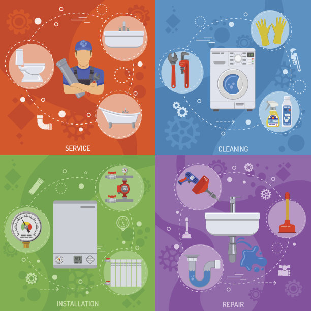 管道服务的横幅图片下载