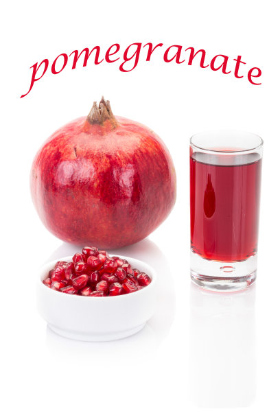 石榴水果和果汁图片下载