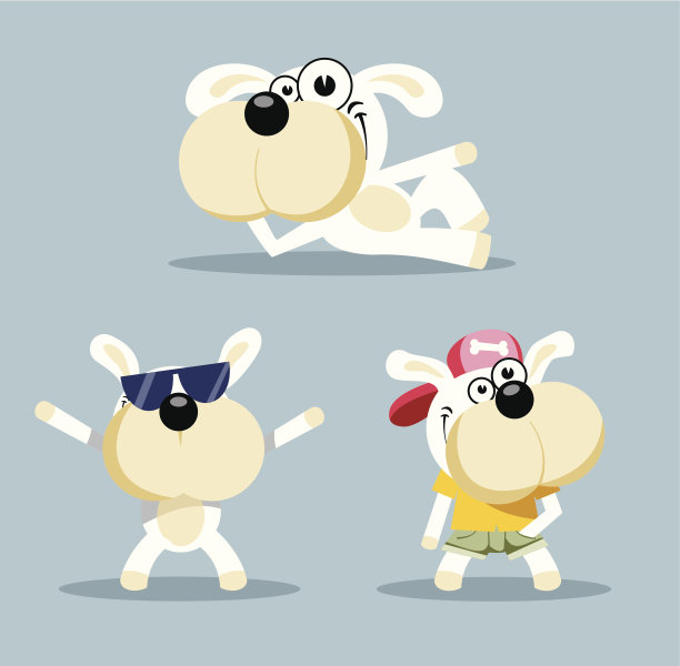 卡通狗图片下载