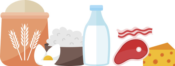 日常产品矢量插图。图片下载