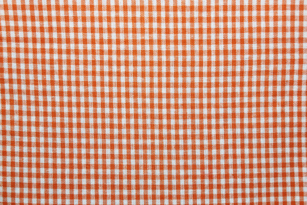 方格图案织物背景图片下载