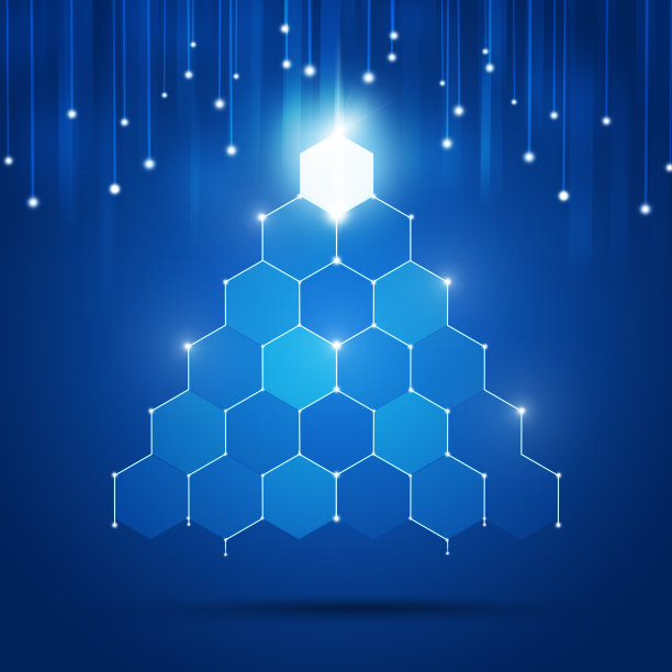 技术圣诞树图片下载