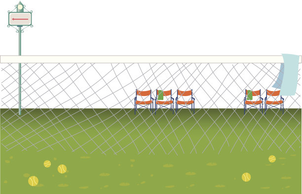 带球的网球场图片下载