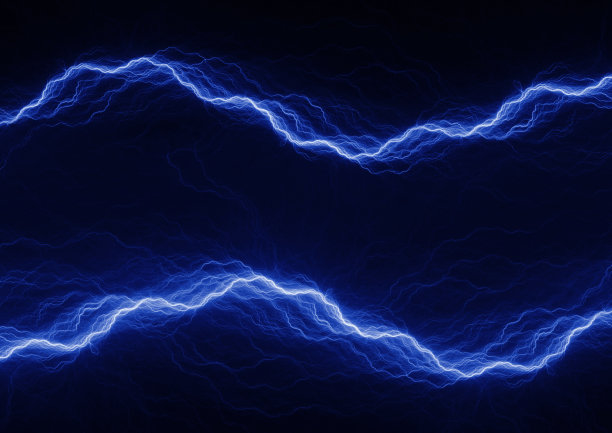 蓝色放电图片下载