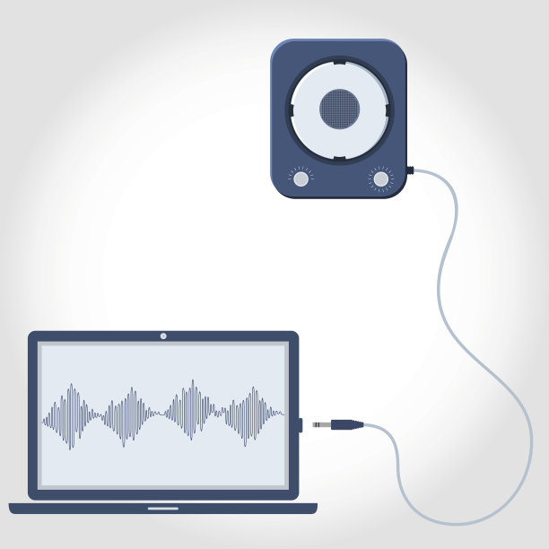 笔记本电脑和扬声器图片下载