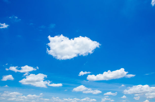 蓝天和美丽的云图片下载