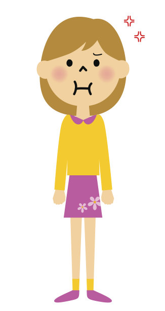 愤怒的女孩图片下载