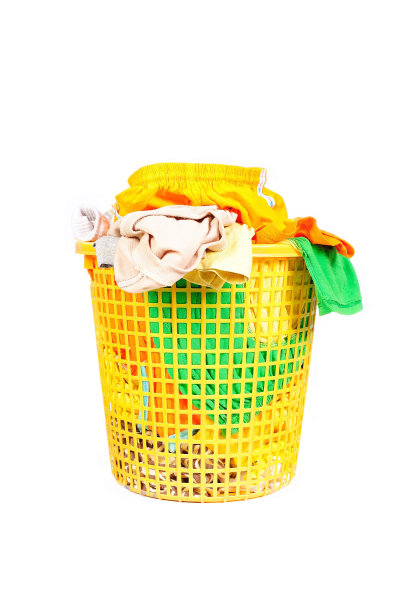 织物篮子。图片下载