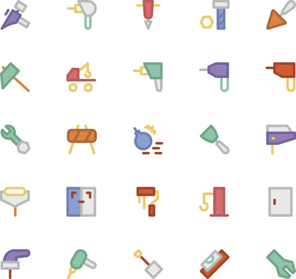 构建向量图标5图片下载