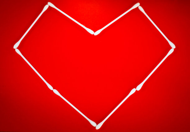 棉签心形图片下载