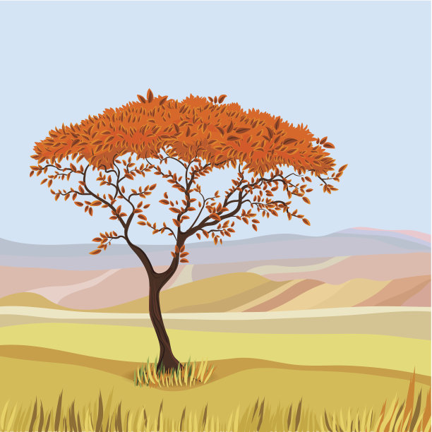 山地理想主义自然景观图片下载