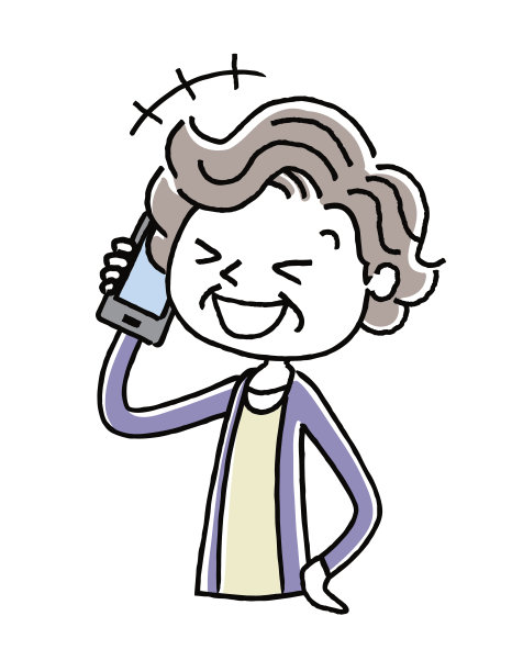 老女人，笑图片下载