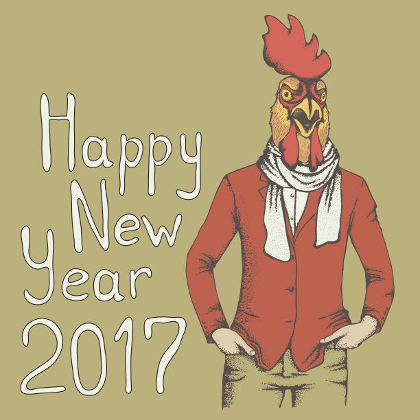 公鸡矢量图图片下载