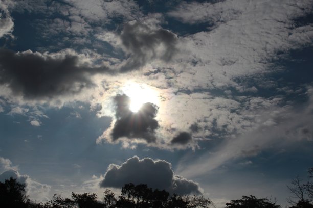 地平线上的云图片下载